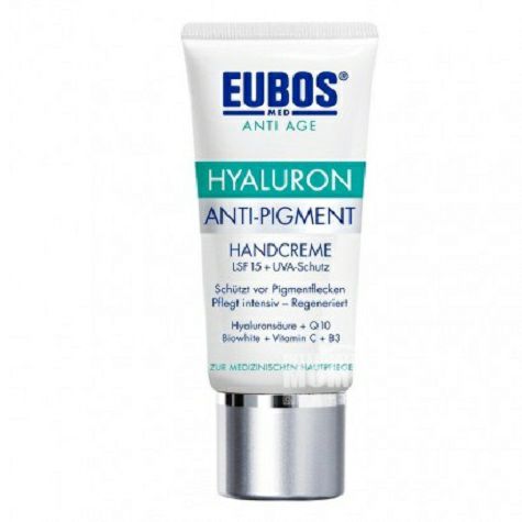 EUBOS Jerman anti-penuaan krim tangan bintik asam hyaluronic SPF15 ver...