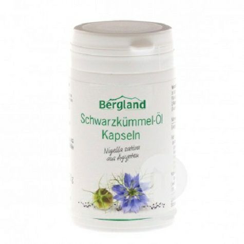 Bergland German Black Seed Oil Tablet Oral Meningkatkan Kekebalan Tubuh Versi Luar Negeri