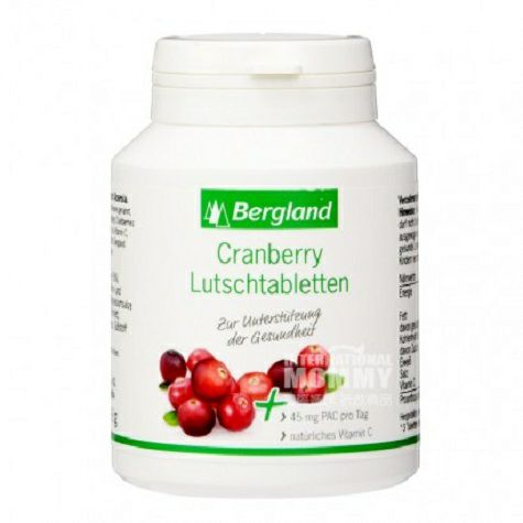 Bergland Cranberry Jerman + Cherry Hard Candy Overseas Version
