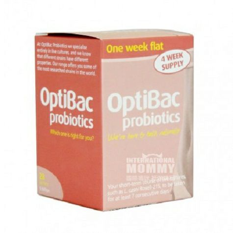 probiotik OptiBac UK versi probiotik perut datar 28 kapsul luar negeri