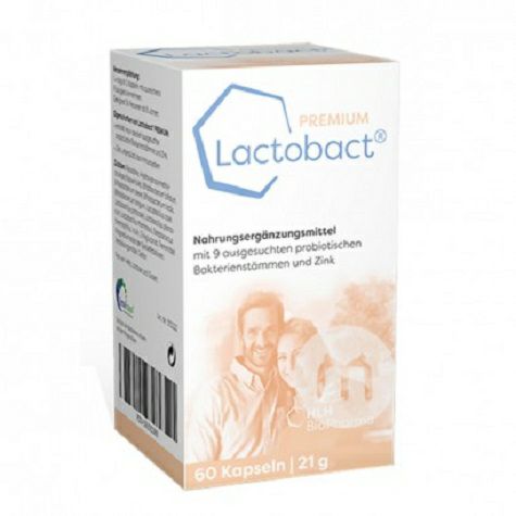 Lactobact Jerman wanita hamil dewasa kapsul probiotik organik terkonsentrasi versi luar negeri