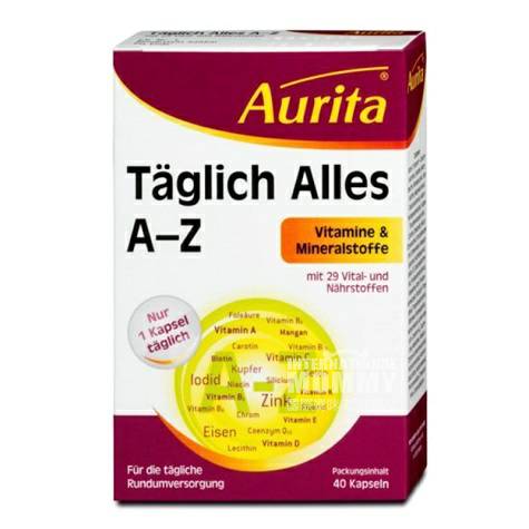 Aurita Austria A-Z kapsul multi-vitamin versi luar negeri
