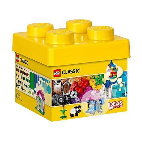 LEGO Denmark blok bangunan partikel besar mainan klasik kreatif kotak blok bangunan versi luar negeri