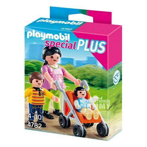 Playmobil ibu Jerman dengan boneka anak versi luar negeri