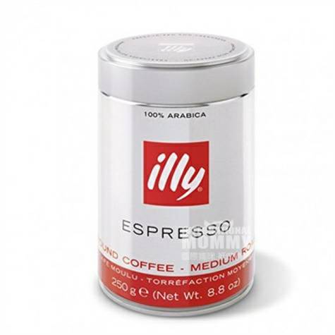 Illy Italian Medium Roasted Coffee Powder Edisi Luar Negeri