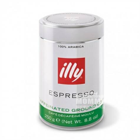 Illy Bubuk Kopi Kafein Italia Rendah Versi Luar Negeri