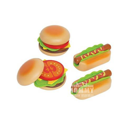 Hape Hamburger Jerman dan Hot Dog Toy Overseas Version