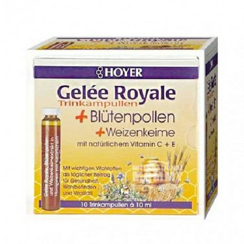 HOYER Jerman terkonsentrasi organik royal jelly cairan oral versi luar...