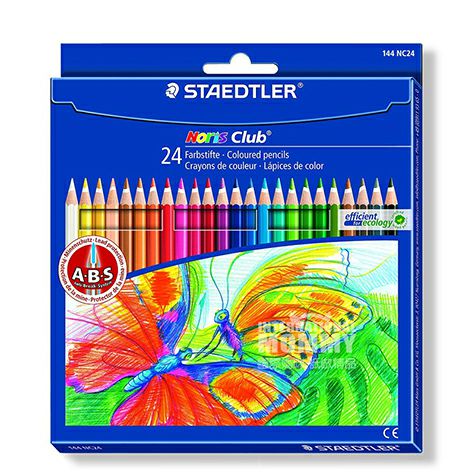 STAEDTLER Jerman Norris Club Edition 24-warna pensil berwarna berminya...