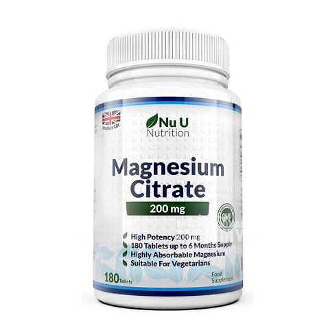 Nu U Tablet Magnesium Sitrat Edisi Luar Negeri