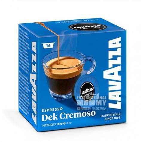LAVAZZA Italia kotak kopi kapsul tanpa kafein biru * 2 Versi Luar Negeri