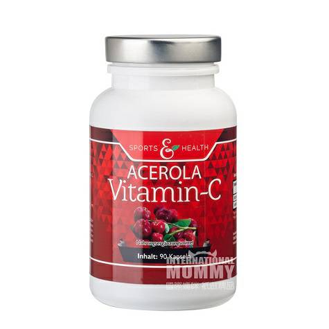 Sports & Health  Jerman West Indian Cherry Vitamin C90 Kapsul Edisi Lu...