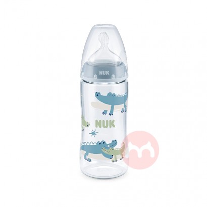 NUK Germany NUK Wide Mouth Botol Bayi Anti-kolik 300ml Biru 6-18 Bulan Asli Luar Negeri Edisi Lokal