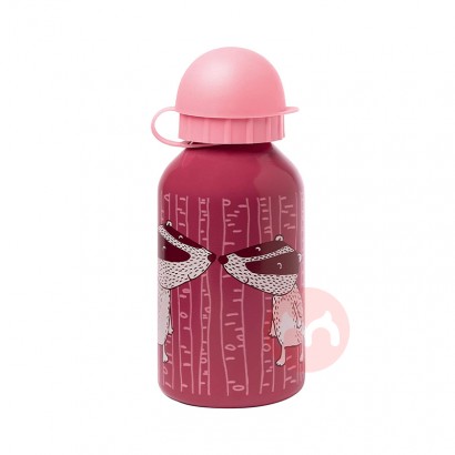 Sigikid German Sigikid Children's Stainless Steel Botol Minum 350ML Pink Asli Luar Negeri Edisi Lokal