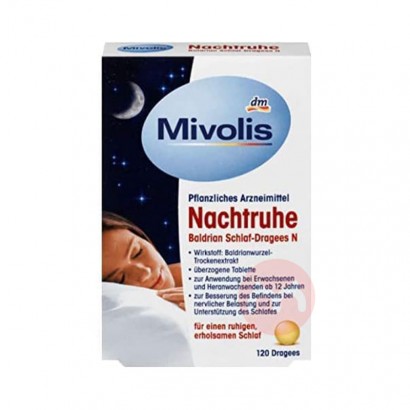 Mivolis German Mivolis Natural Valerian Sleeping Tablets Asli Lokal Luar Negeri