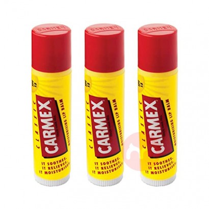 Carmex American Classic Lipstick Stick 3pcs Original Overseas Local Edition