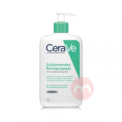 CeraVe American CeraVe Facial and Body Foaming Cleansing Gel Overseas Native Original