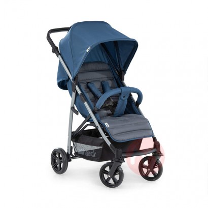 Hauck Terlenyap dan portable tiga dalam satu biru abu-abu baby stroller