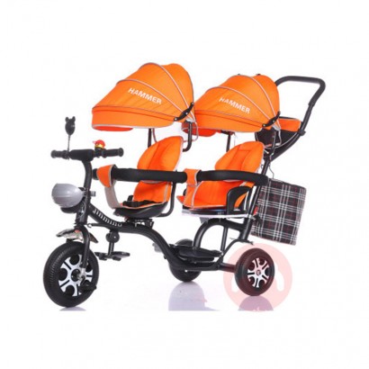 OEM Double three wheeled baby stroller