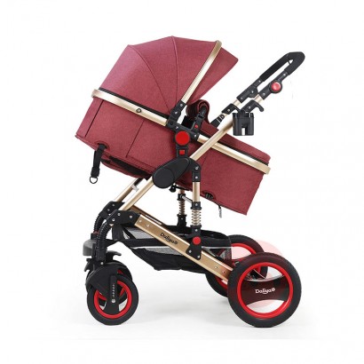 Daliya Pakaian merah elegan multifunksional stroller