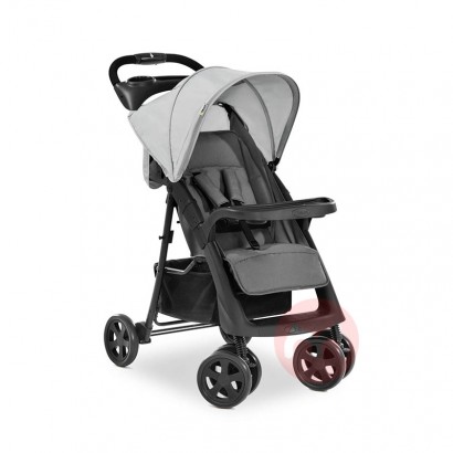 Hauck One hand foldable grey baby stroller