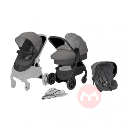 Cybex Three in one baby stroller grey combination package