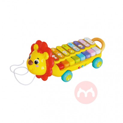 GOODWAY Singa kecil bisa menyeret mainan musik xylophone