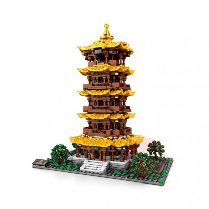 SEMBO China Yellow Crane Tower Miniature Building Block Model