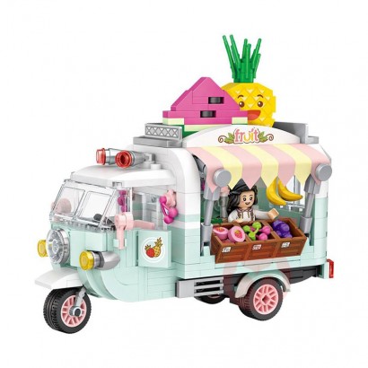 LOZ Mini building blocks for children's fruit cart